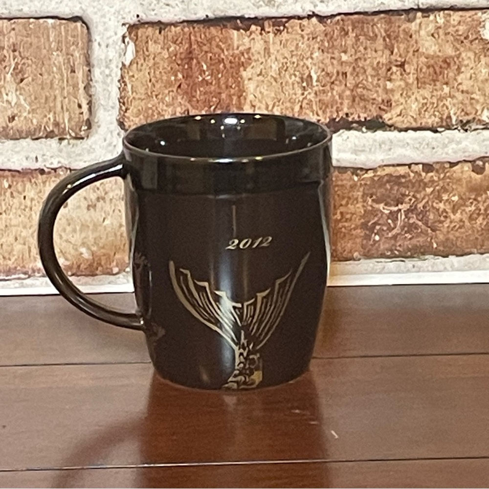 Starbucks 2012 Anniversary Brown & Gold Siren Crown Mermaid 12 oz. Cup - Picture 3 of 7